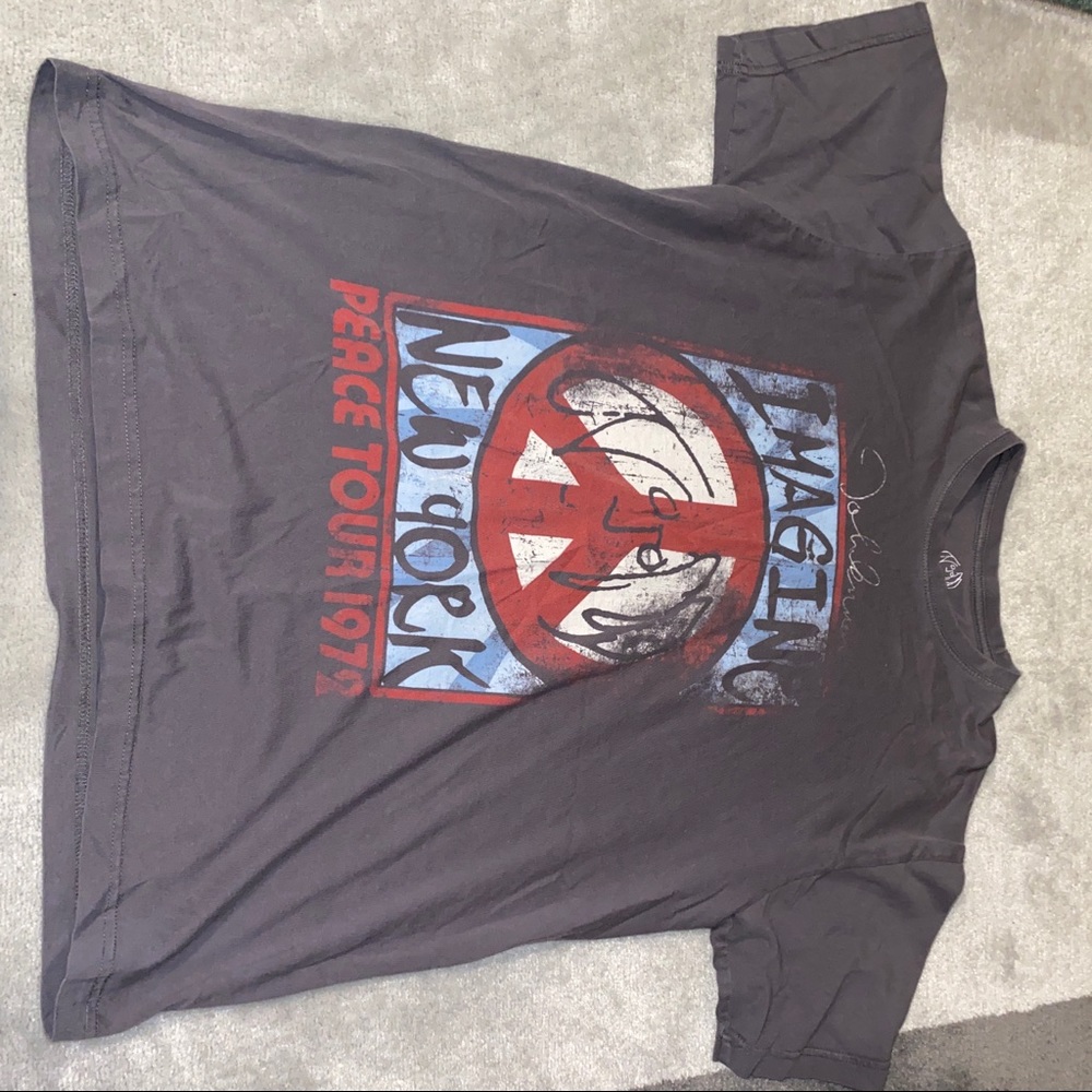 John Lennon peace tour tee shirt